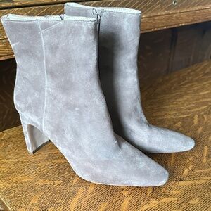 Ann Taylor Suede Ankle Boots